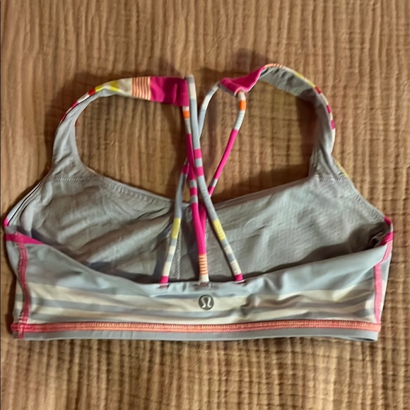 Striped Multicolor Women's Swim Top - Picture 3 of 4